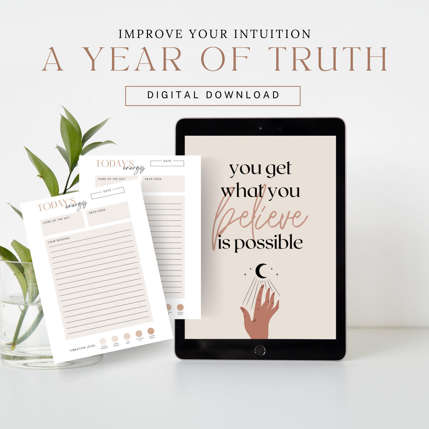 A Year Of Truth Journal Digital Download