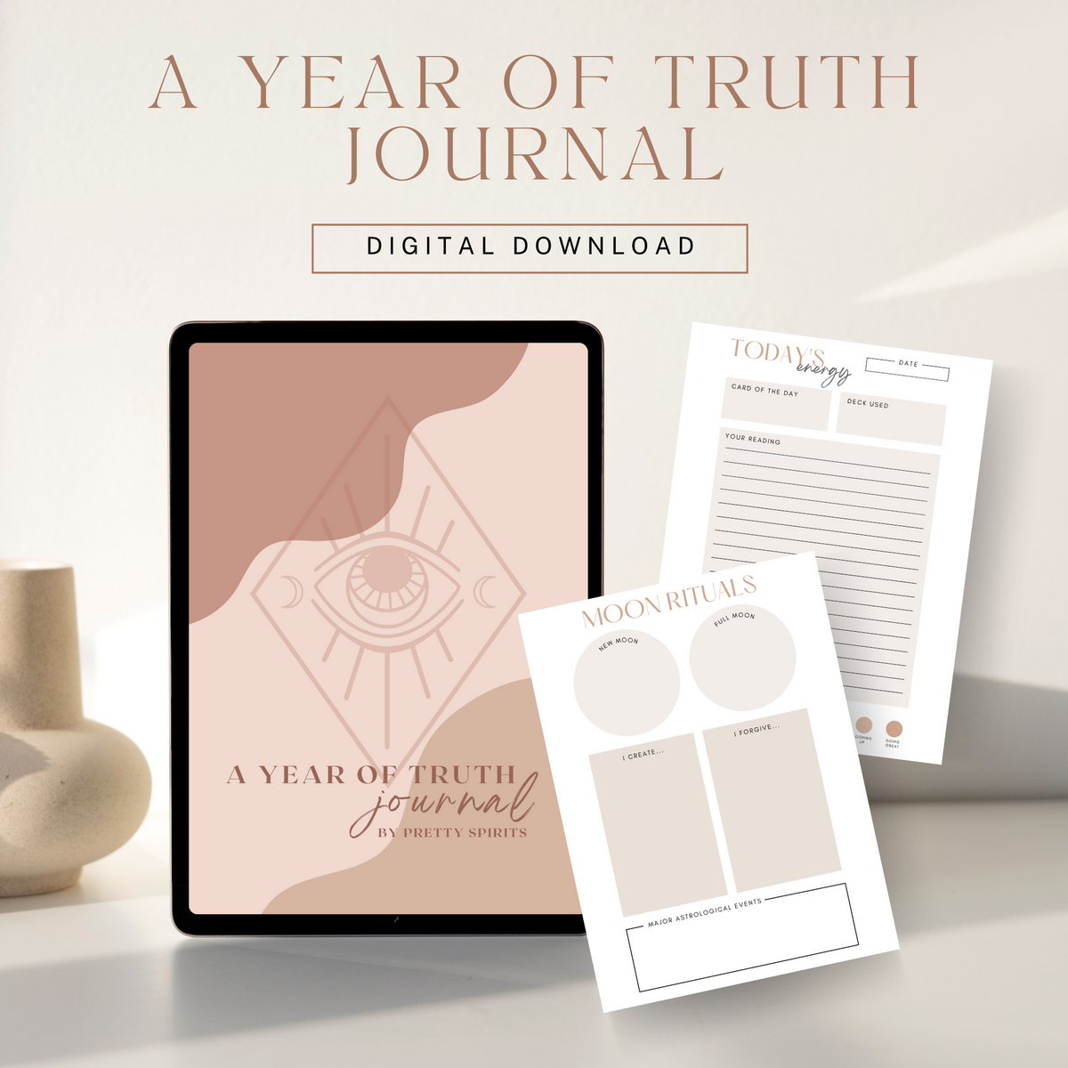 Truth Journal A Year Of Truth Journal Digital Download – Pretty Spirits