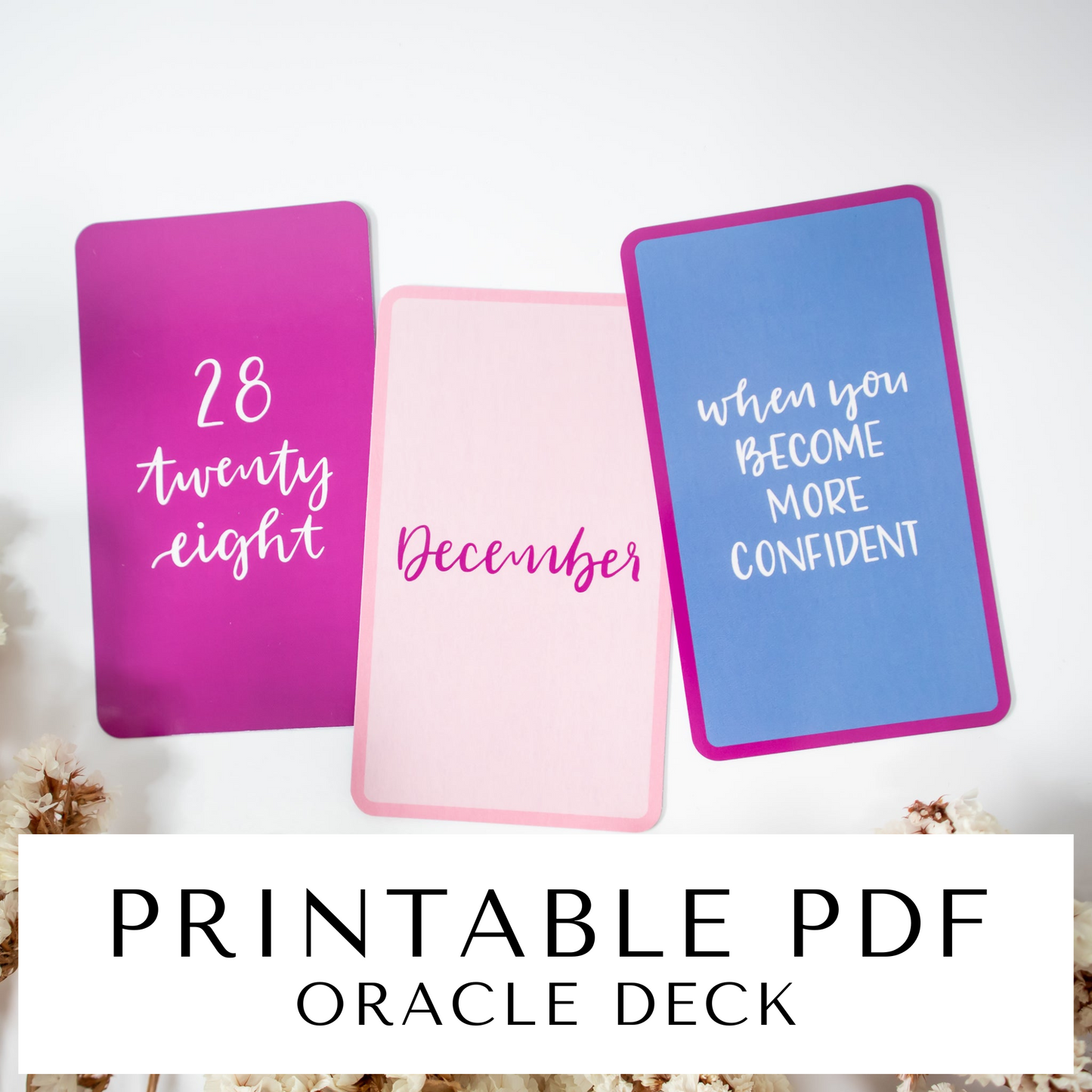 Printable Oracle Deck - Timeframe Edition