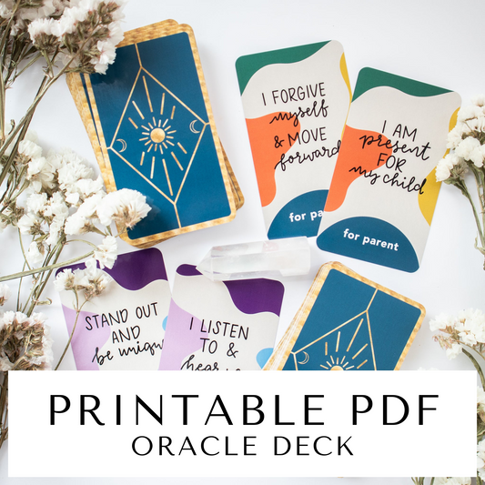 Printable Oracle Deck - A Parent's Love Edition