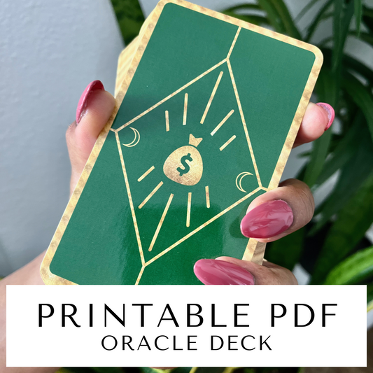 Printable Oracle Deck - The Money Edition