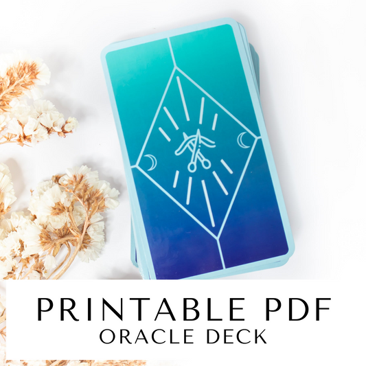 Printable Oracle Deck - Cord Cutting Edition