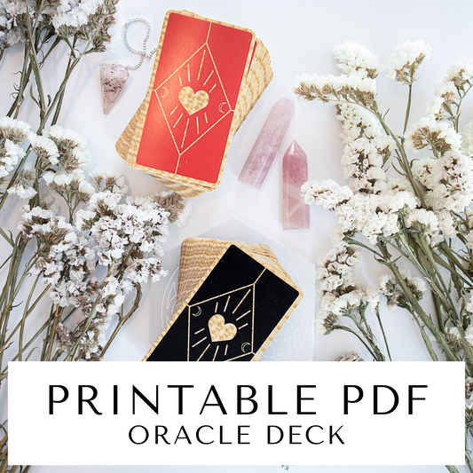 Printable Oracle Deck - The Soulmate Edition