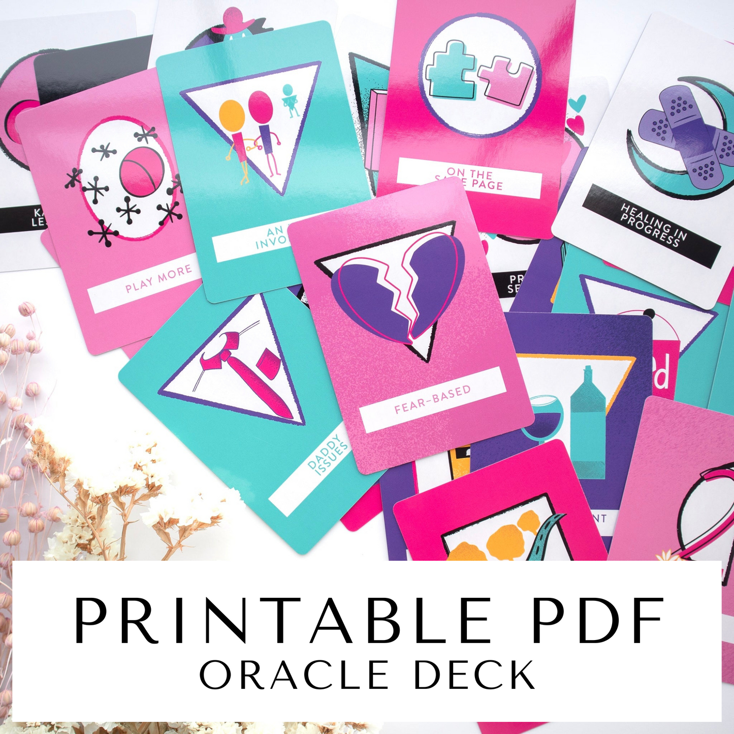 Printable Oracle Deck - Reconciliation Edition