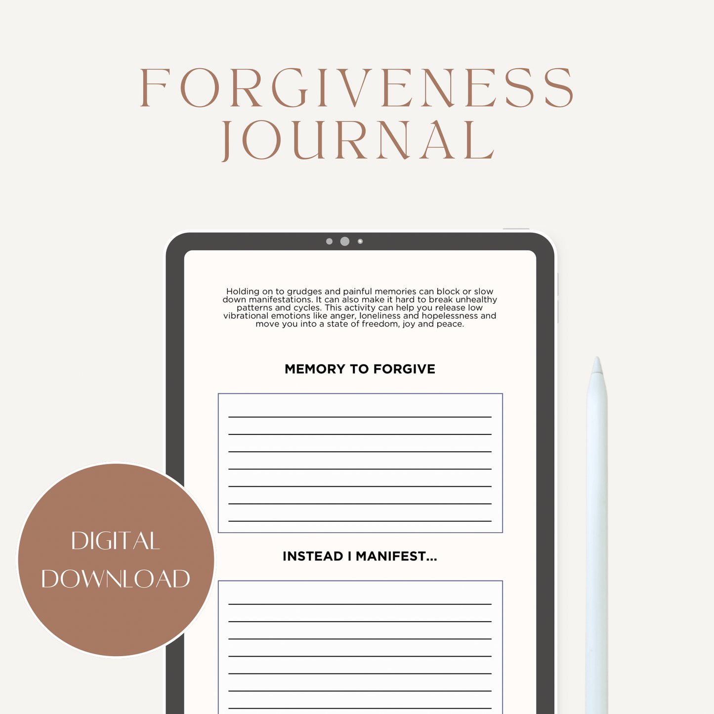 Forgiveness Journal