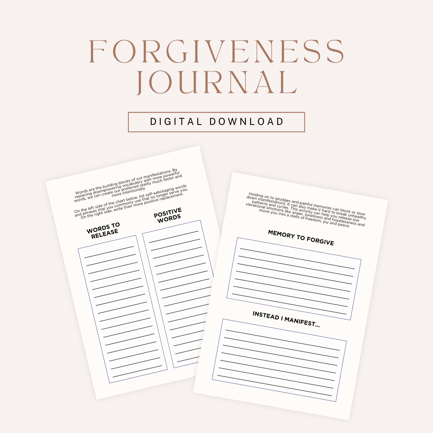 Forgiveness Journal