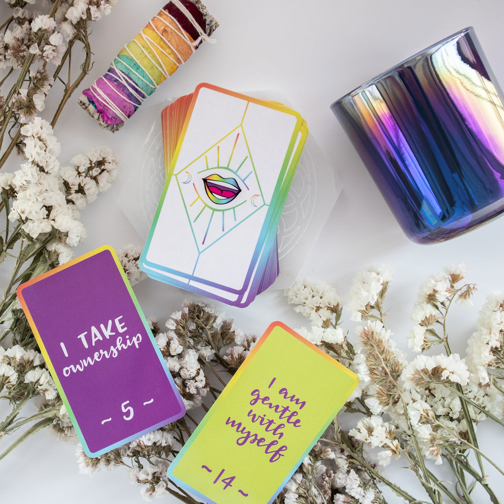 truth deck affirmation edition oracle cards by pretty spirits