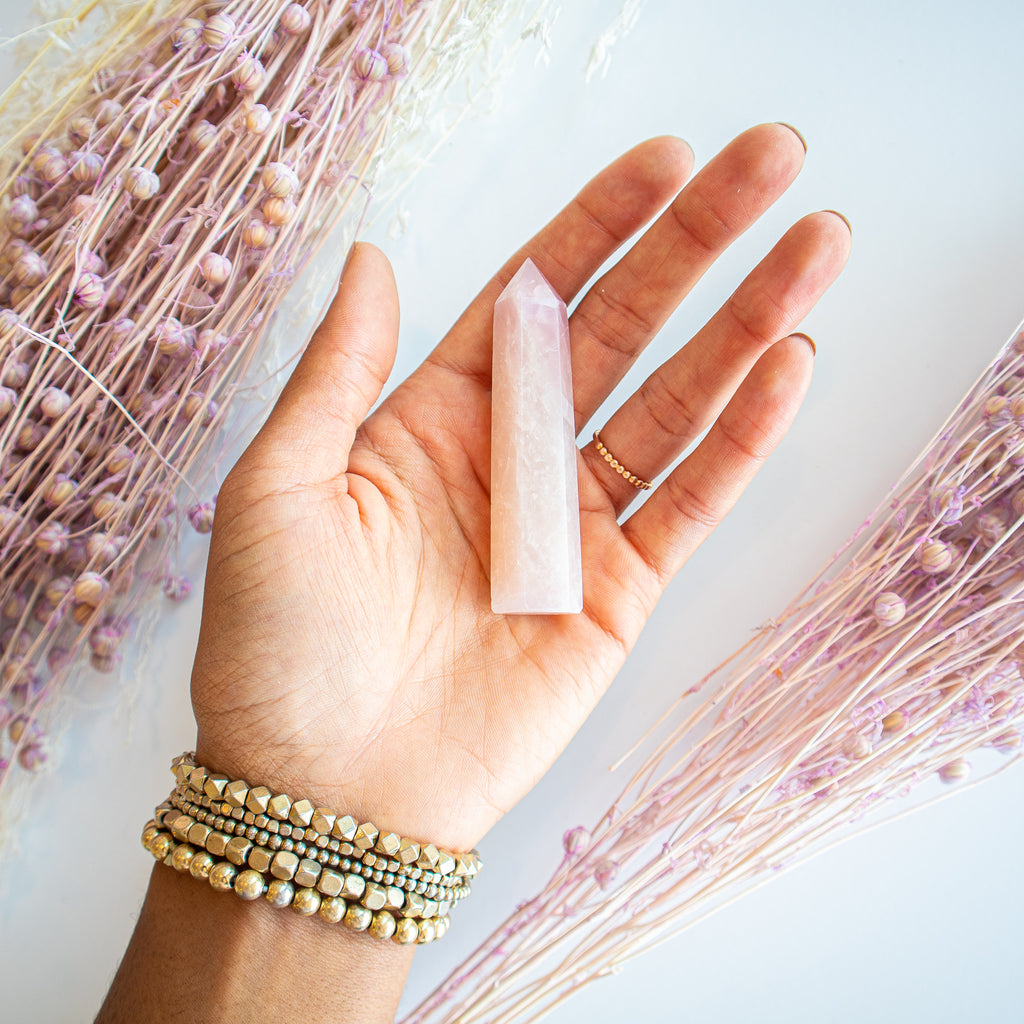 Rose Quartz Obelisk Pretty Spirits